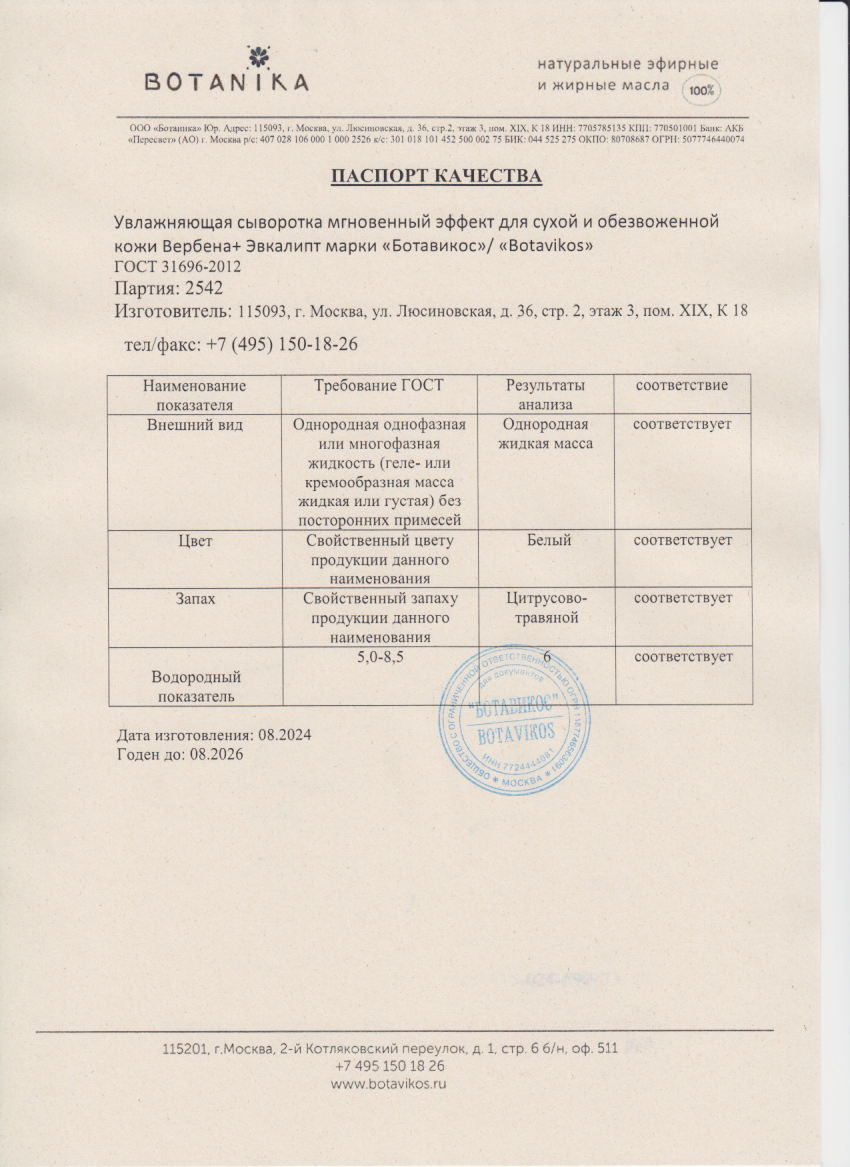 Паспорт №082024